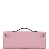 Hermes Kelly Cut Mauve Sylvestre Epsom Palladium Hardware - Thumbnail View 3