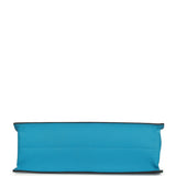 Pre-owned Hermes Kelly Danse Bleu Frida Verso Evercolor Palladium Hardware - Thumbnail View 6