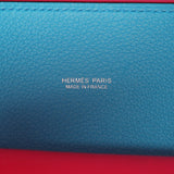 Pre-owned Hermes Kelly Danse Bleu Frida Verso Evercolor Palladium Hardware - Thumbnail View 9