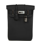 Hermes HAC A Dos PM Backpack Black Togo Palladium Hardware - Thumbnail View 1