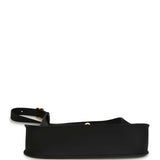 Hermes Jypsiere Mini Black and Ecru Toile H Black Swift Gold Hardware - Thumbnail View 6