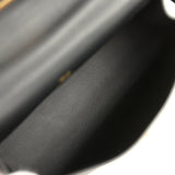 Hermes Kelly Pochette Black Swift Gold Hardware - Thumbnail View 8