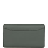 Hermes Constance Wallet To Go Vert Amande Evercolor Gold Hardware - Thumbnail View 4