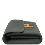 Hermes Constance Wallet To Go Vert Amande Evercolor Gold Hardware - Thumbnail View 3