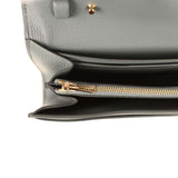 Hermes Constance Wallet To Go Vert Amande Evercolor Gold Hardware - Thumbnail View 9