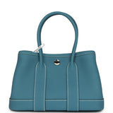 Hermes Garden Party Neo 23 Blue Jean Togo Palladium Hardware - Thumbnail View 4