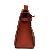 Hermes Kelly Pochette Cuivre Swift Gold Hardware - Thumbnail View 3