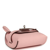 Hermes Kelly Festival Bag Charm Rose Sakura Swift Palladium Hardware - Thumbnail View 3