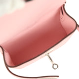 Hermes Kelly Festival Bag Charm Rose Sakura Swift Palladium Hardware - Thumbnail View 8