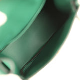 Hermes Mini Kelly Jump Backpack Vert Moyen Swift Gold Hardware - Thumbnail View 12
