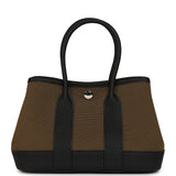 Hermes Garden Party Neo 23 Vert Olive Toile Officier Canvas and Black Negonda Palladium Hardware - Thumbnail View 1