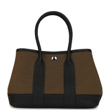 Hermes Garden Party Neo 23 Vert Olive Toile Officier Canvas and Black Negonda Palladium Hardware - Thumbnail View 4