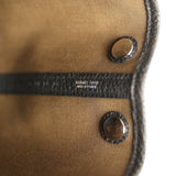 Hermes Garden Party Neo 23 Vert Olive Toile Officier Canvas and Black Negonda Palladium Hardware - Thumbnail View 8