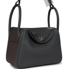 Hermes Lindy 26 Ardoise Clemence Palladium Hardware