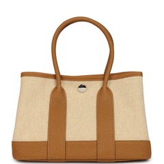 Hermes Garden Party Neo 23 Sesame-Ecru Toile H Canvas and Sesame Negonda Palladium Hardware