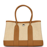 Hermes Garden Party Neo 23 Sesame-Ecru Toile H Canvas and Sesame Negonda Palladium Hardware - Thumbnail View 1