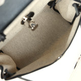 Hermes Herbag Zip Pegase Pop PM 31 Bleu Indigo-Ecru Toile H Canvas, Bleu Indigo Vache Hunter Palladium Hardware - Thumbnail View 11