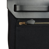 Hermes Herbag Zip 31 PM Black Toile Militaire Canvas and Vache Hunter Gold Hardware - Thumbnail View 10