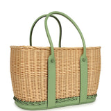 Hermes Picnic Garden Party 36 Vert Criquet Swift and Natural Osier Wicker - Thumbnail View 2