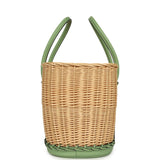Hermes Picnic Garden Party 36 Vert Criquet Swift and Natural Osier Wicker - Thumbnail View 3