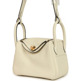 Hermes Mini Lindy II Cream Clemence Gold Hardware - Thumbnail View 5