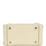 Hermes Mini Lindy II Cream Clemence Gold Hardware - Thumbnail View 7
