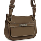 Hermes Jypsiere Mini Etoupe Swift Palladium Hardware - Thumbnail View 2