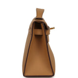 Hermes Kelly Pochette Biscuit Swift Gold Hardware - Thumbnail View 3