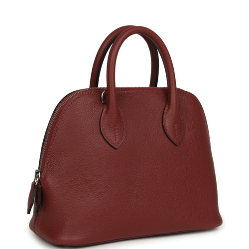 Hermes 1923 Bolide Mini Rouge H Evercolor Palladium Hardware