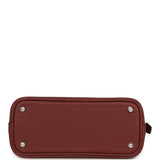 Hermes 1923 Bolide Mini Rouge H Evercolor Palladium Hardware - Thumbnail View 6