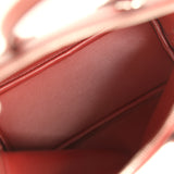 Hermes 1923 Bolide Mini Rouge H Evercolor Palladium Hardware - Thumbnail View 7