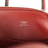 Hermes 1923 Bolide Mini Rouge H Evercolor Palladium Hardware - Thumbnail View 8