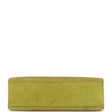 Vintage Hermes Kelly Pochette Vert Anis Doblis Palladium Hardware - Thumbnail View 6