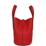 Hermes In-The-Loop 18 Rouge Radieux Clemence and Swift Palladium Hardware - Thumbnail View 3