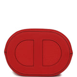 Hermes In-The-Loop 18 Rouge Radieux Clemence and Swift Palladium Hardware - Thumbnail View 6
