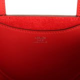 Hermes In-The-Loop 18 Rouge Radieux Clemence and Swift Palladium Hardware - Thumbnail View 8
