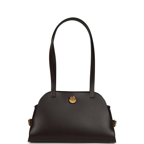 Hermes Tablier Sellier Ebene Vache Hunter, Swift, Toile Militaire Gold Hardware