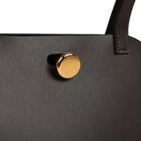 Hermes Tablier Sellier Ebene Vache Hunter, Swift, Toile Militaire Gold Hardware - Thumbnail View 8