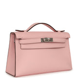 Hermes Kelly Pochette Rose Sakura Swift Palladium Hardware - Thumbnail View 2