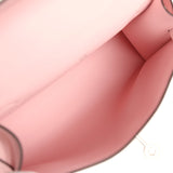 Hermes Kelly Pochette Rose Sakura Swift Palladium Hardware - Thumbnail View 8
