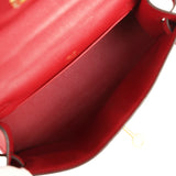 Pre-owned Hermes Kelly Pochette Rubis Swift Gold Hardware - Thumbnail View 7
