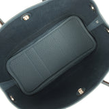 Hermes Garden Party Neo 23 Bleu Tempete Toile Officier and Negonda Palladium Hardware - Thumbnail View 7