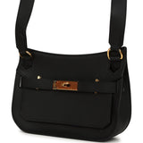 Hermes Mini Jypsiere Black Swift Gold Hardware - Thumbnail View 5