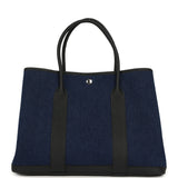 Hermes Garden Party 36 Denim Moyen, Black Negonda Palladium Hardware - Thumbnail View 1