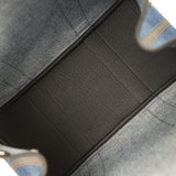Hermes Garden Party 36 Denim Moyen, Black Negonda Palladium Hardware - Thumbnail View 7