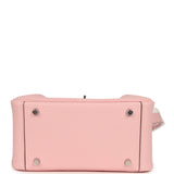 Hermes Mini Lindy II Rose Sakura Verso Clemence Palladium Hardware - Thumbnail View 7