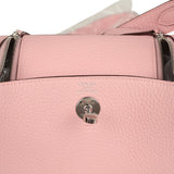Hermes Mini Lindy II Rose Sakura Verso Clemence Palladium Hardware - Thumbnail View 8