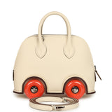 Hermes Bolide On Wheels 1923 Nata, Orange Epsom Palladium Hardware - Thumbnail View 1