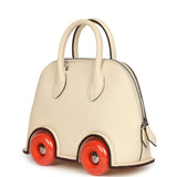 Hermes Bolide On Wheels 1923 Nata, Orange Epsom Palladium Hardware - Thumbnail View 5
