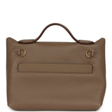 Hermes Mini 24/24 Bag Etoupe Evercolor and Swift Gold Hardware - Thumbnail View 4